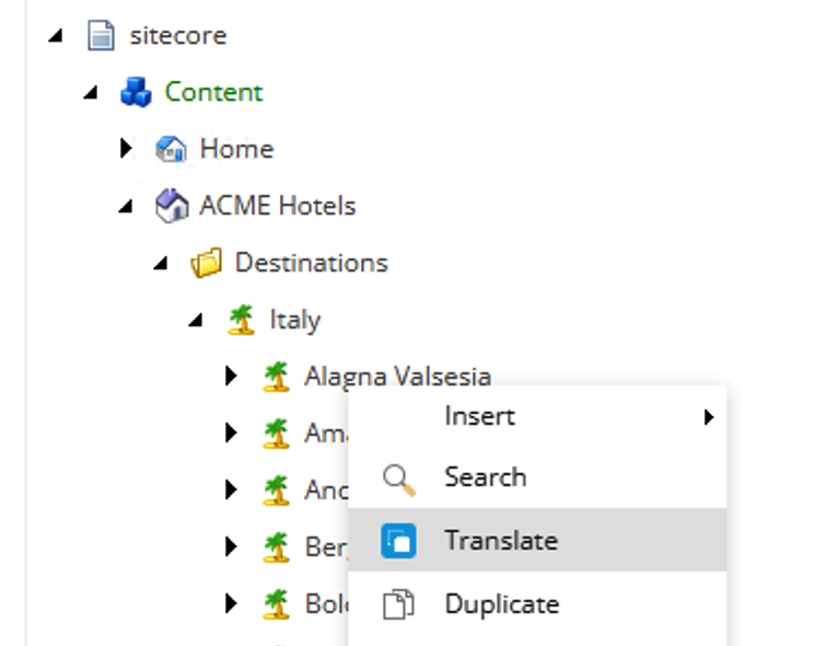 Sitecore. 01. Menu translate Sitecore. 01. Menu translate