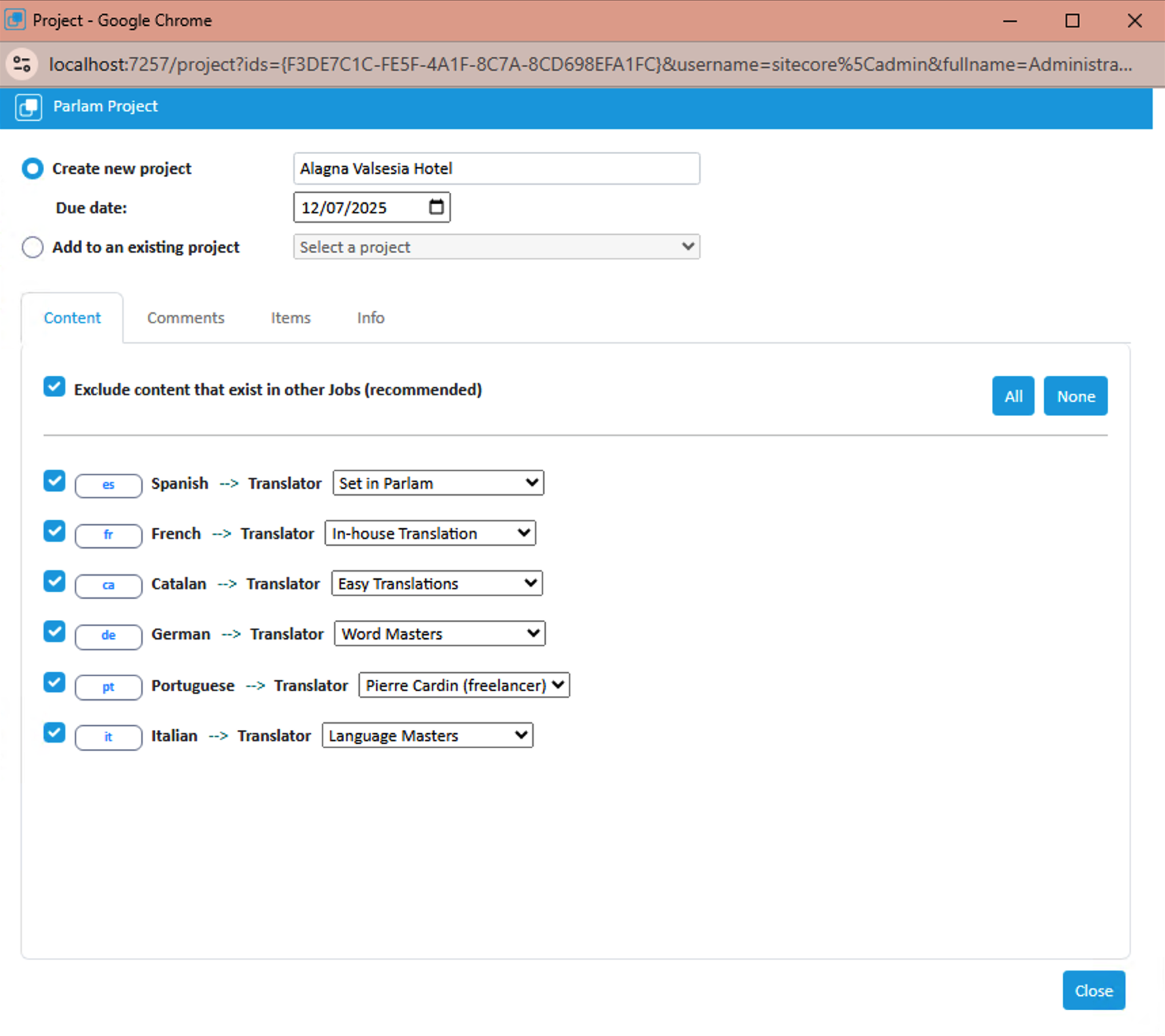 Sitecore. 02. Job creation Sitecore. 02. Job creation