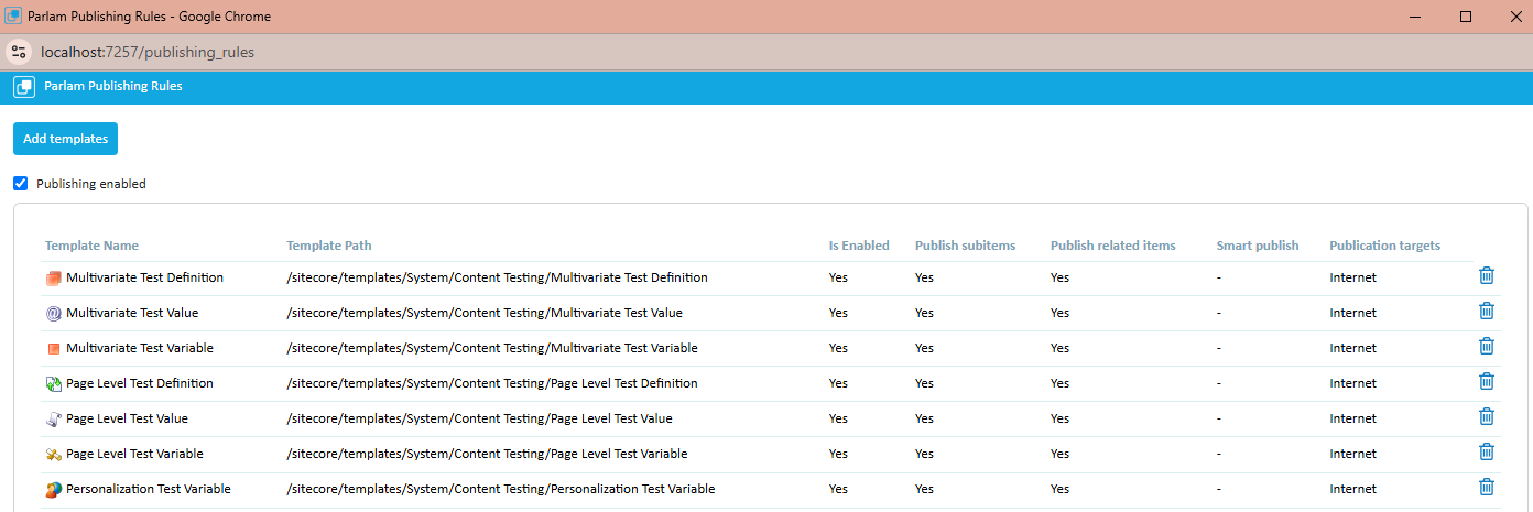 Sitecore. 04. Publishing rules Sitecore. 04. Publishing rules