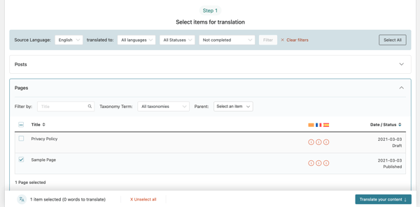 select-sample-page-for-translation